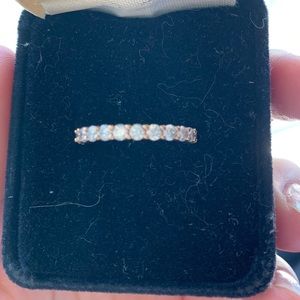 Swarovski Gold Ring - stones all around